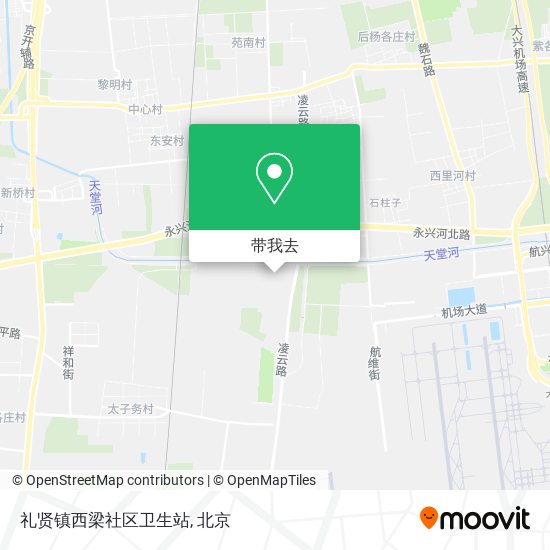 礼贤镇西梁社区卫生站地图