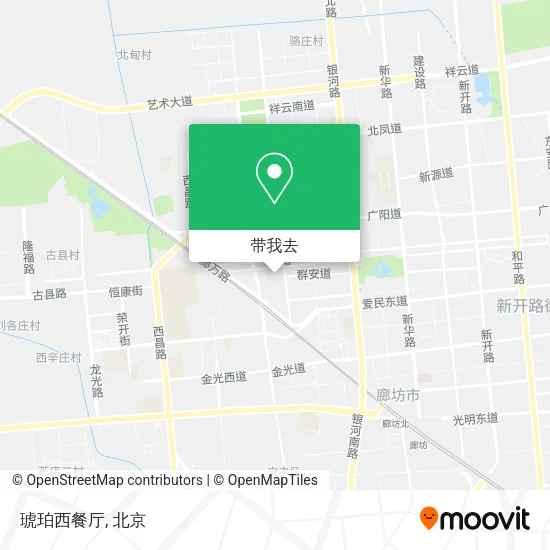 琥珀西餐厅地图