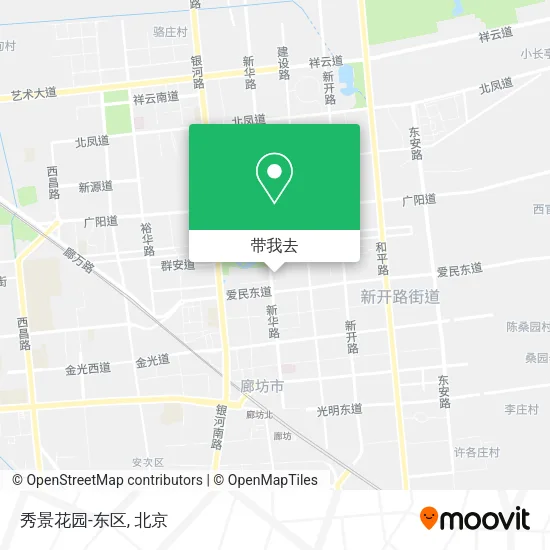 秀景花园-东区地图