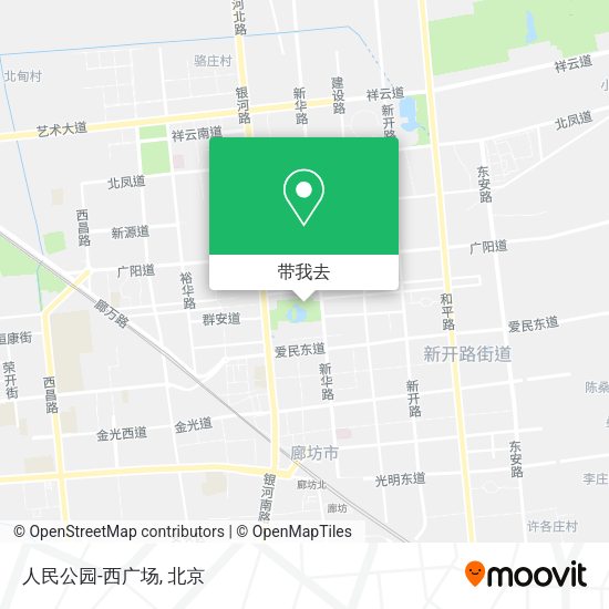 人民公园-西广场地图