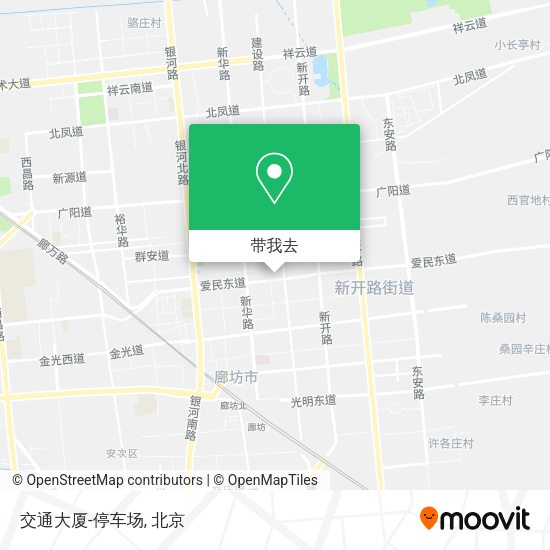 交通大厦-停车场地图