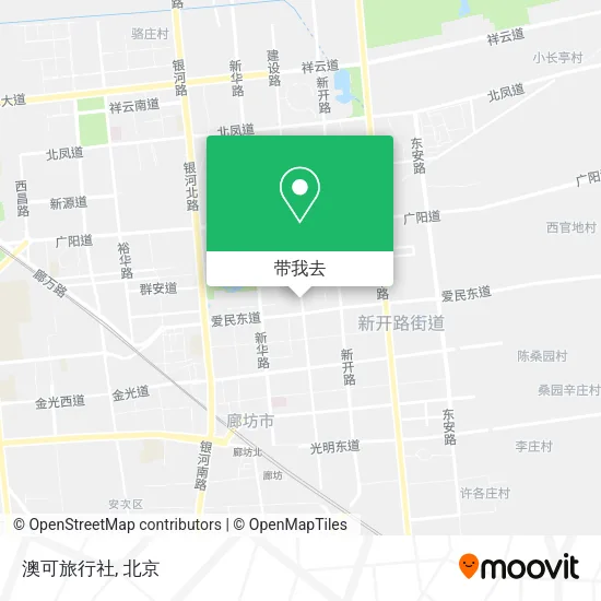 澳可旅行社地图
