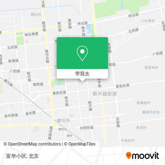 富华小区地图