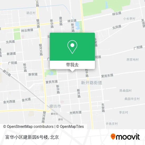 富华小区建新园6号楼地图