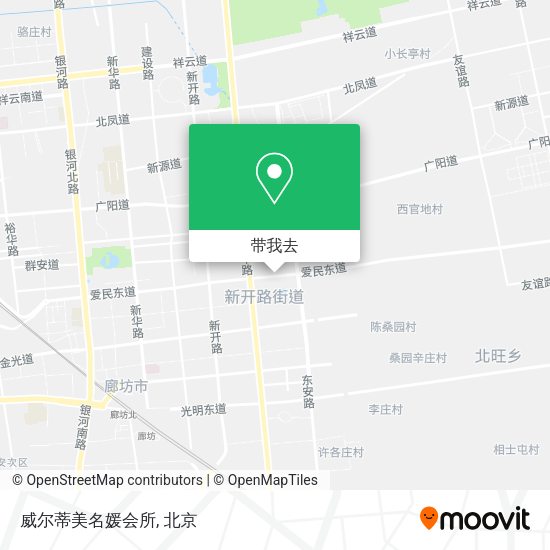 威尔蒂美名媛会所地图