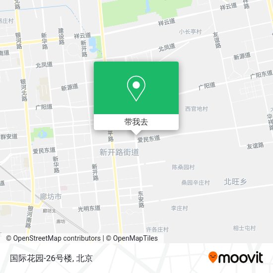 国际花园-26号楼地图