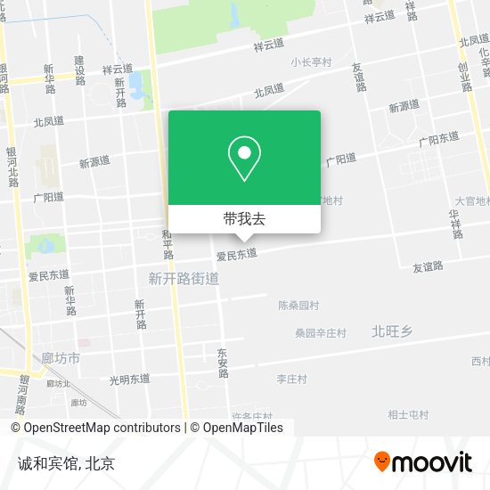 诚和宾馆地图