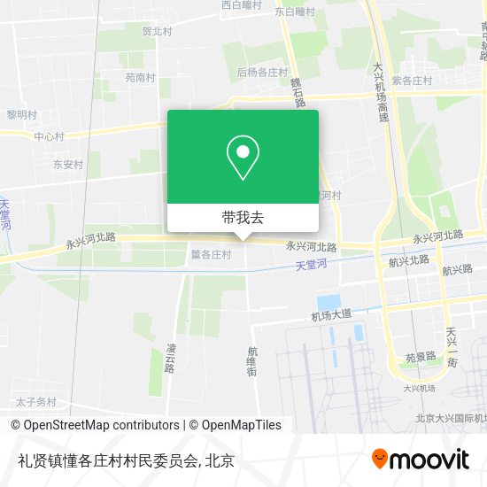 礼贤镇懂各庄村村民委员会地图