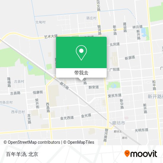 百年羊汤地图
