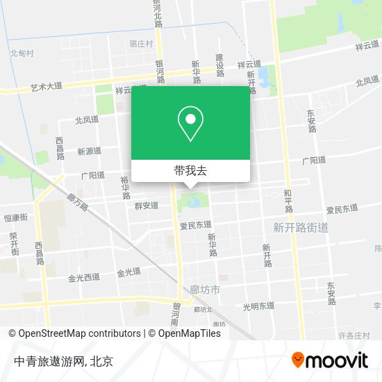 中青旅遨游网地图