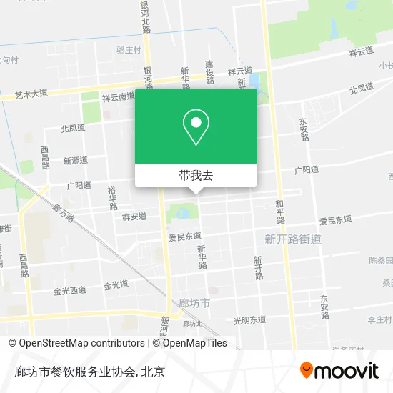 廊坊市餐饮服务业协会地图