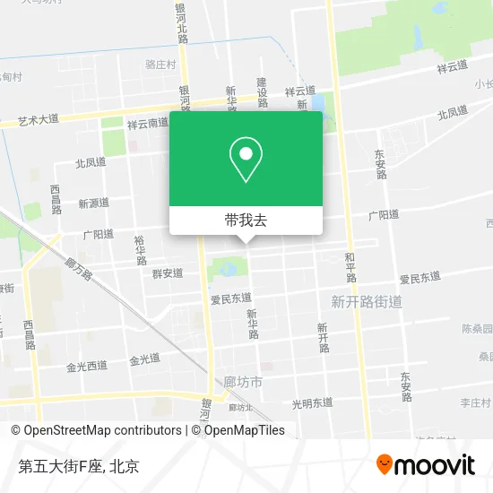 第五大街F座地图
