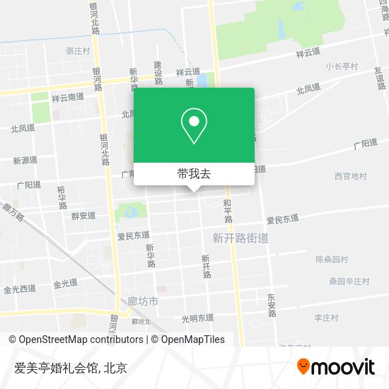 爱美亭婚礼会馆地图