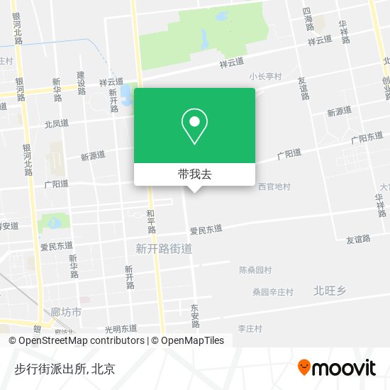 步行街派出所地图