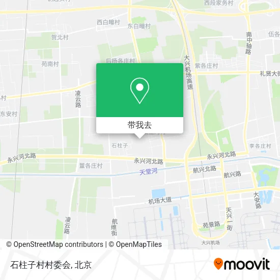 石柱子村村委会地图