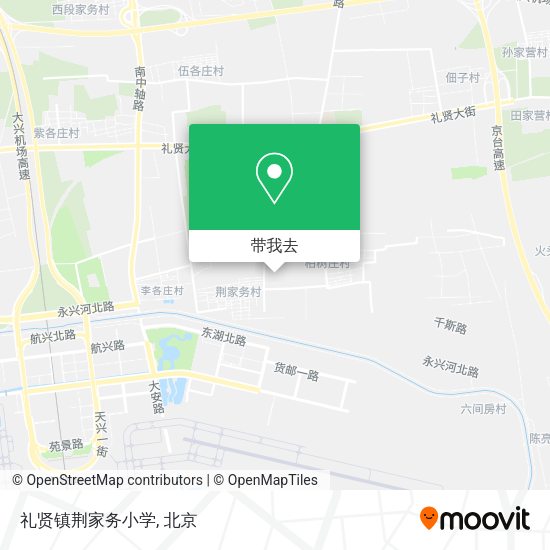 礼贤镇荆家务小学地图