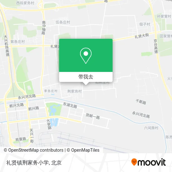 礼贤镇荆家务小学地图