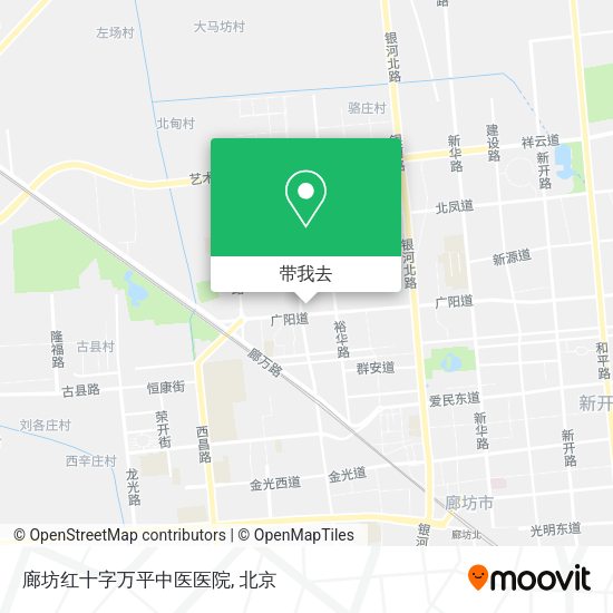 廊坊红十字万平中医医院地图