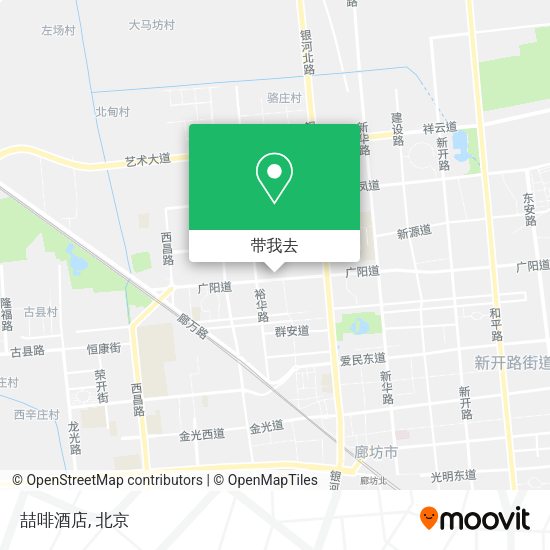 喆啡酒店地图