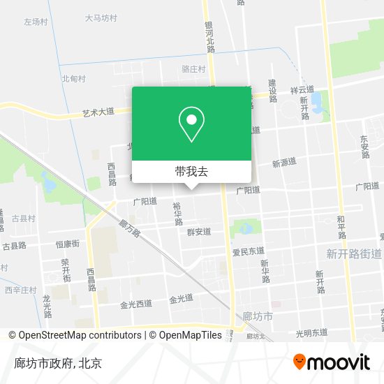 廊坊市政府地图