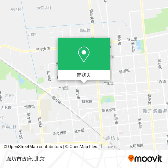 廊坊市政府地图