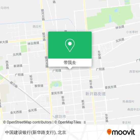 中国建设银行(新华路支行)地图