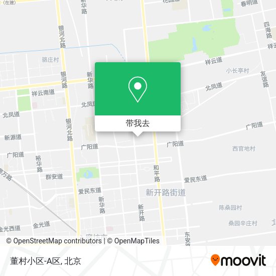 董村小区-A区地图