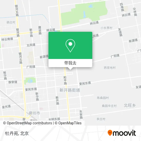 牡丹苑地图