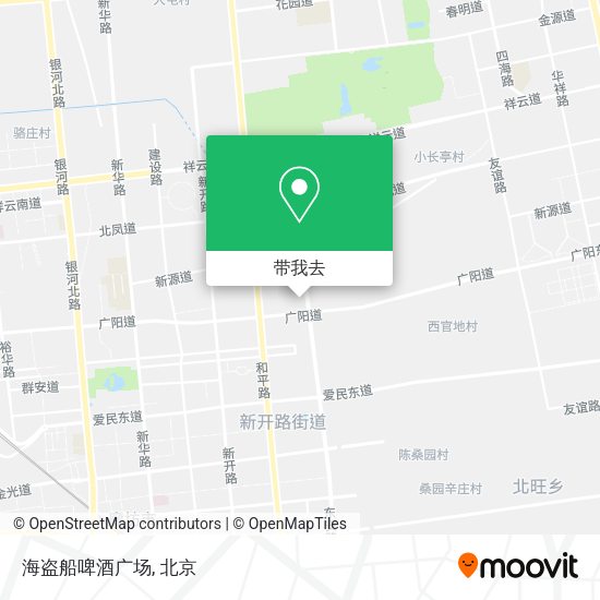 海盗船啤酒广场地图