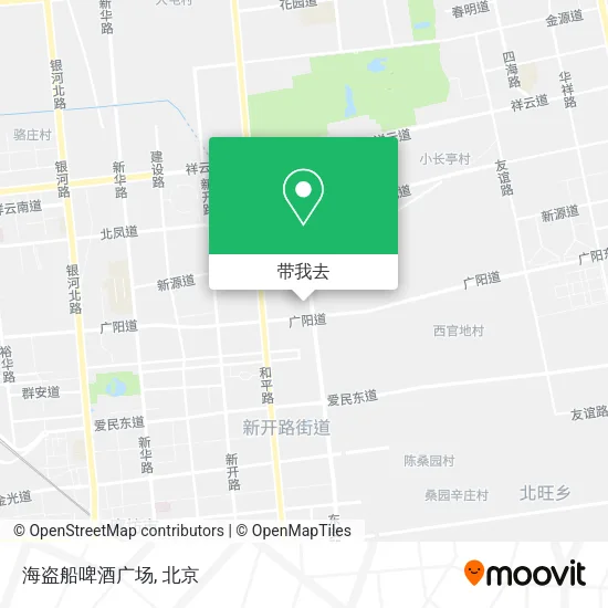 海盗船啤酒广场地图