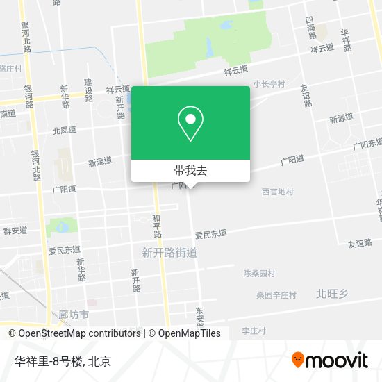 华祥里-8号楼地图