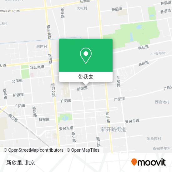 新欣里地图