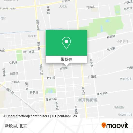 新欣里地图
