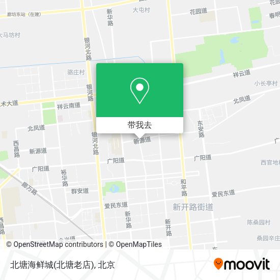 北塘海鲜城(北塘老店)地图