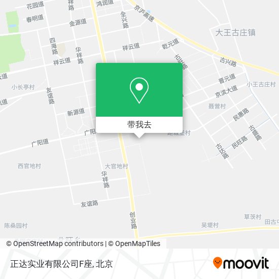 正达实业有限公司F座地图