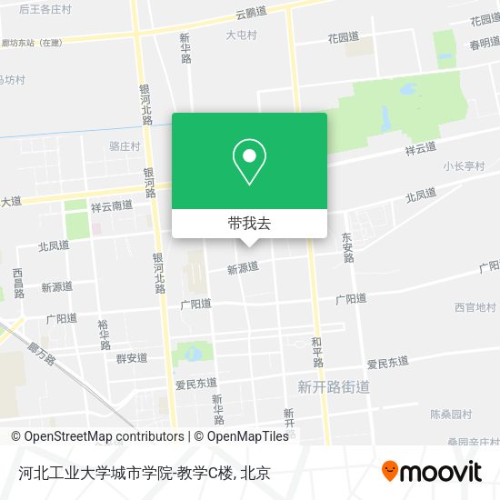河北工业大学城市学院-教学C楼地图