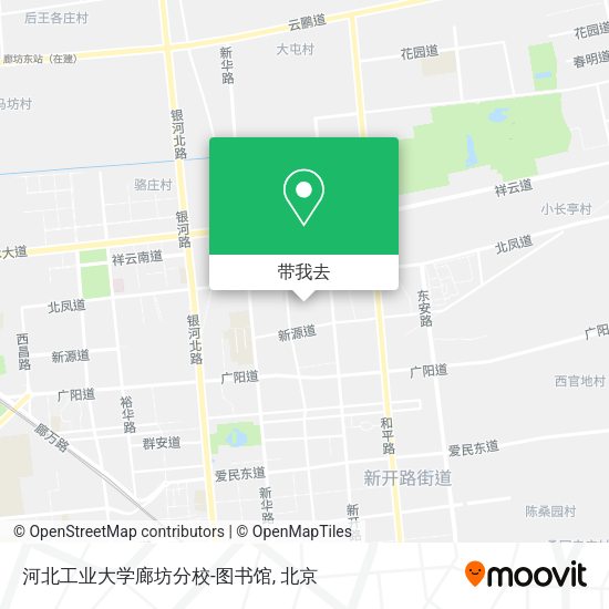 河北工业大学廊坊分校-图书馆地图
