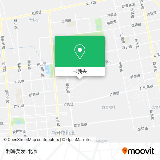 利海美发地图