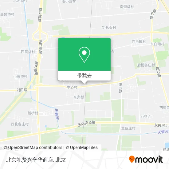 北京礼贤兴辛华商店地图