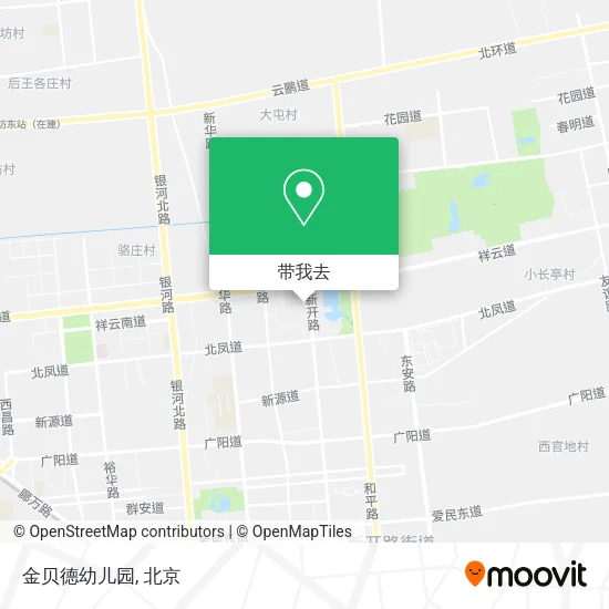 金贝德幼儿园地图