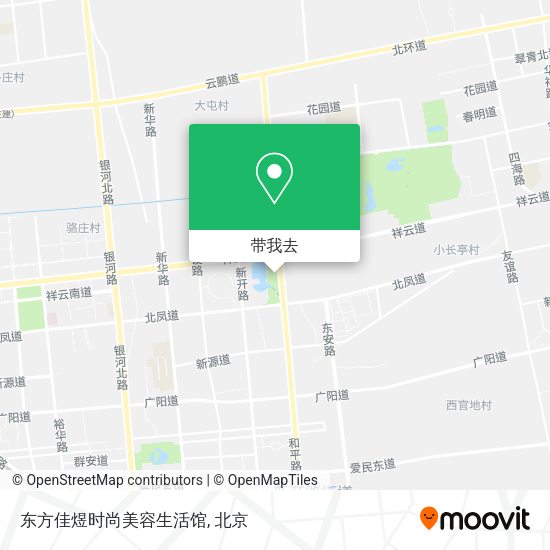 东方佳煜时尚美容生活馆地图