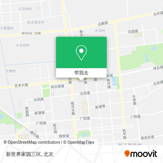 新世界家园三区地图