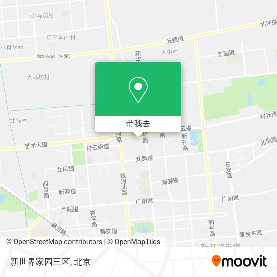 新世界家园三区地图