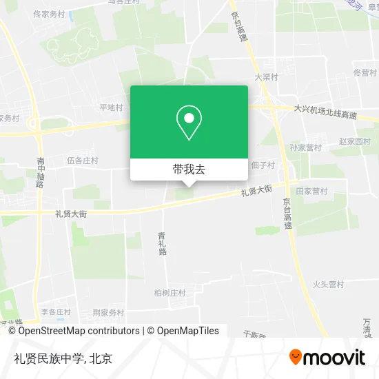 礼贤民族中学地图
