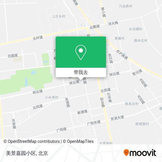 美景嘉园小区地图