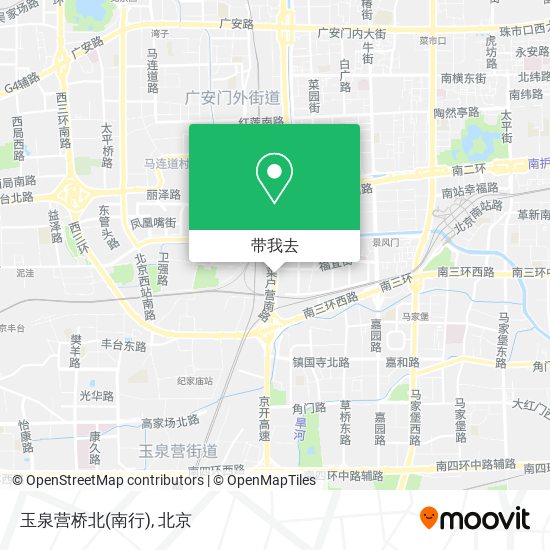 玉泉营桥北(南行)地图