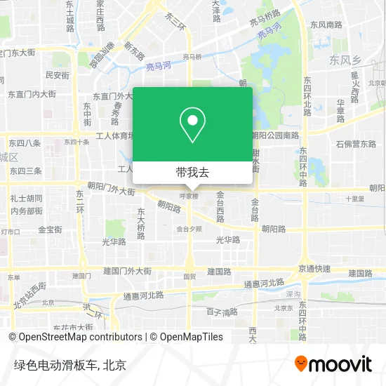 绿色电动滑板车地图