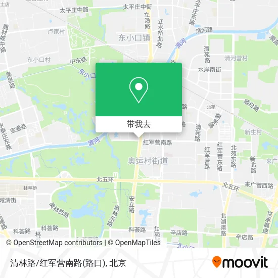清林路/红军营南路(路口)地图