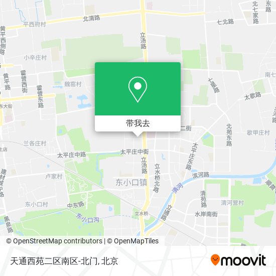 天通西苑二区南区-北门地图