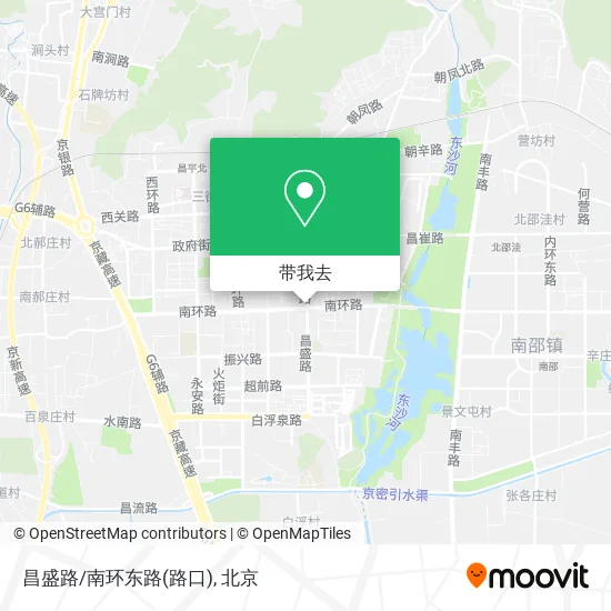 昌盛路/南环东路(路口)地图